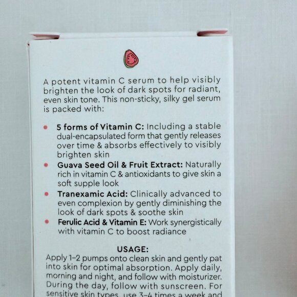 Glow Recipe Dark Spot Serum 30 ml Guava Vitamin C Brighten Even Tone Skin - Picture 9 of 16